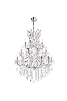 Maria Theresa 28 Light Chrome Chandelier Clear Royal Cut Crystal (758|2800D38C/RC)