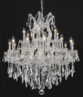 Maria Theresa 19 light Chrome Chandelier Clear Royal Cut Crystal (758|2801D30C/RC)