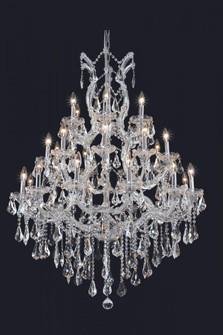 Maria Theresa 28 light Chrome Chandelier Clear Royal Cut Crystal (758|2801D38C/RC)