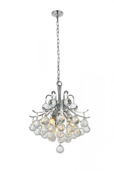 Toureg 3 light Chrome Pendant Clear Royal Cut Crystal (758|V8000D12C/RC)