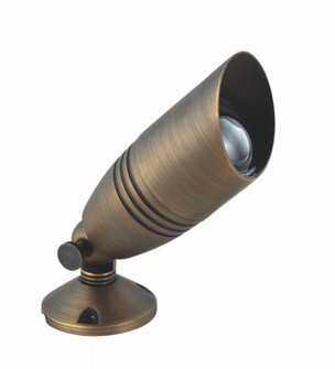 SPOT LIGHT D3in H8.5in ANTIQUE BRASS INCLUDES STAKE MR16 HALOGEN 20W(LIGHT SOURCE NOT INCLUDED) (758|C029L)