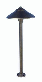 Path Light D9 H24 Antique Brass Includes Stake G4 Halogen 20w(Light Source Not Included) (758|P800)