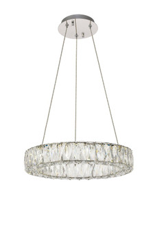 Monroe Integrated LED Chip Light Chrome Pendant Clear Royal Cut Crystal (758|3503D17C)