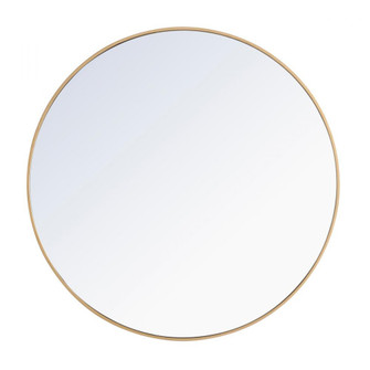 Metal frame Round Mirror 42 inch Brass finish (758|MR4045BR)