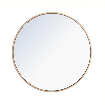 Metal frame Round Mirror 28 inch Brass finish (758|MR4035BR)