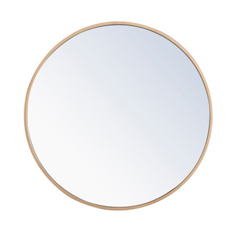 Metal Frame Round Mirror 24 Inch Brass Finish (758|MR4032BR)