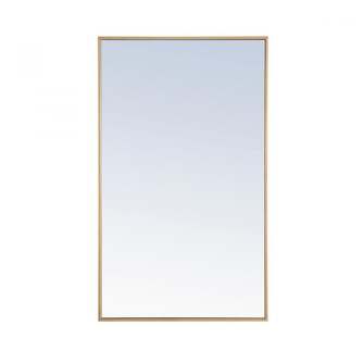 Metal frame Rectangle Mirror 24 inch Brass (758|MR4075BR)