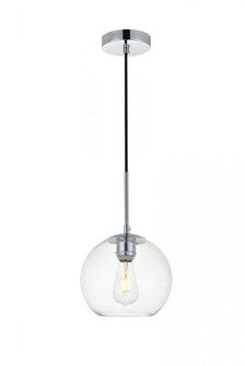 Baxter 1 Light Chrome Pendant With Clear Glass (758|LD2206C)