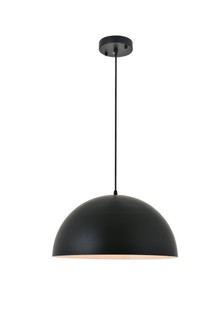 Forte 1 Light Black Pendant (758|LD4025D16BK)