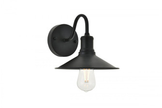 Etude 1 light black Wall Sconce (758|LD4033W9BK)