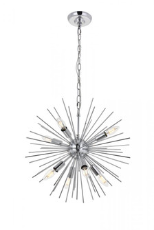 Timber 8 light Chrome Pendant (758|LD5051D20C)