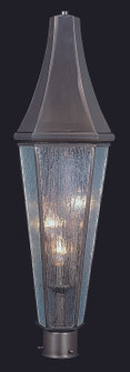 3-Light Raw Copper Le Havre Exterior Post Mount (84|8926 RC)