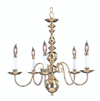 5-Light Mahogany Bronze Jamestown Dining Chandelier (84|9126 MB)