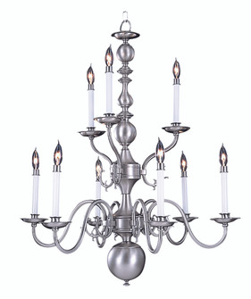 9-Light Mahogany Bronze Jamestown Dining Chandelier (84|9129 MB)