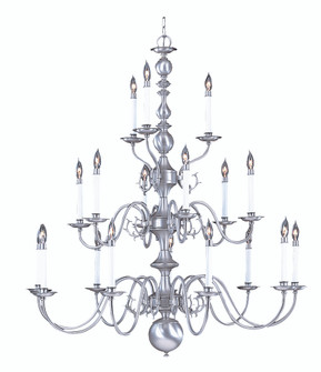 18-Light Satin Pewter Jamestown Foyer Chandelier (84|9148 SP)