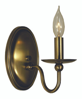 1-Light Brushed Nickel Quatrefoil Sconce (84|1158 BN)