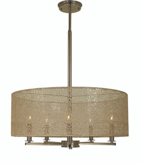 5-Light Antique Brass Chloe Dining Chandelier (84|1219 AB)