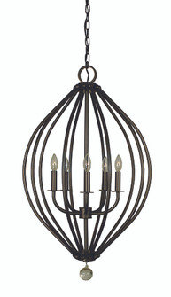 5-Light Antique Brass Chandelier (84|4345 AB)