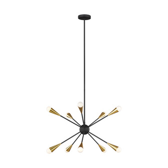 Jax Medium Chandelier (7725|EC10310MBK)