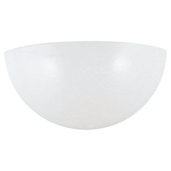 Edla traditional 1-light indoor dimmable bath vanity wall sconce in white finish with white plastic (38|4138-15)