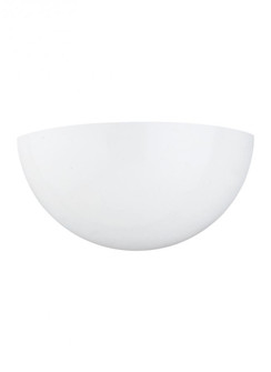 Edla traditional 1-light indoor dimmable bath vanity wall sconce in white finish with white plastic (38|4138-15)