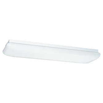 Fluorescent Ceiling traditional 2-light indoor dimmable ceiling flush mount in white finish with whi (38|59270LE-15)
