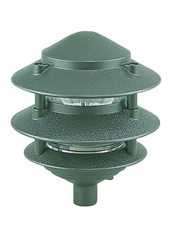 Landscape Lighting transitional 1-light outdoor exterior path in emerald green finish with clear gla (38|9226-95)