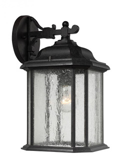 Kent traditional 1-light outdoor exterior large wall lantern sconce in oxford bronze finish with cle (38|84031-746)