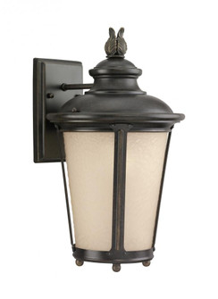 Cape May traditional 1-light outdoor exterior medium wall lantern sconce in burled iron grey finish (38|88241-780)