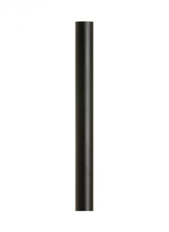 Outdoor Posts traditional outdoor exterior aluminum post in black finish (38|8101-12)