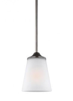 Hanford traditional 1-light indoor dimmable ceiling hanging single pendant light in bronze finish wi (38|6124501-710)