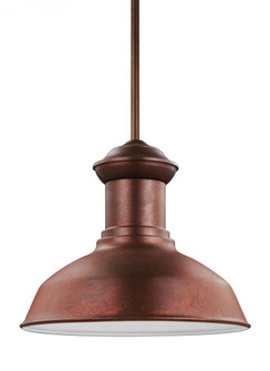 Fredricksburg traditional 1-light outdoor exterior Dark Sky compliant ceiling hanging pendant in wea (38|6247701-44)