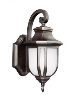Childress traditional 1-light outdoor exterior small wall lantern sconce in antique bronze finish wi (38|8536301-71)