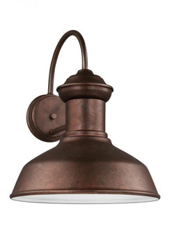 Fredricksburg traditional 1-light outdoor exterior Dark Sky compliant large wall lantern sconce in w (38|8647701-44)