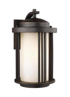 Crowell contemporary 1-light outdoor exterior medium wall lantern sconce in antique bronze finish wi (38|8747901-71)