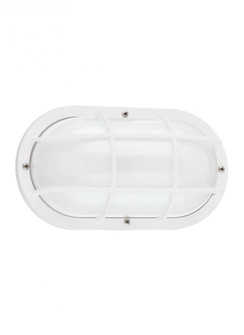 Bayside traditional 1-light outdoor exterior wall lantern sconce in white finish with polycarbonate (38|89806-15)