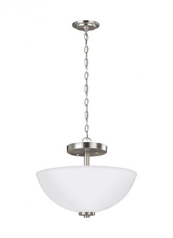 Two Light Semi-Flush Convertible Pendant (38|77160-962)