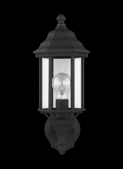Sevier traditional 1-light outdoor exterior small uplight outdoor wall lantern sconce in black finis (38|8538701-12)