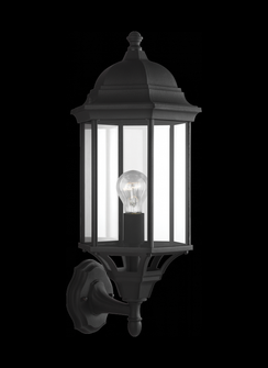 Sevier traditional 1-light outdoor exterior large uplight outdoor wall lantern sconce in black finis (38|8638701-12)