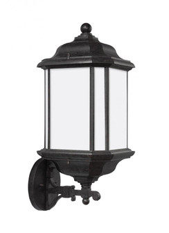 Kent traditional 1-light LED outdoor exterior large uplight wall lantern sconce in oxford bronze fin (38|84532EN3-746)