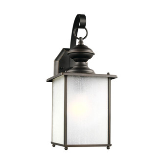 Jamestowne transitional 1-light LED large outdoor exterior wall lantern in antique bronze finish wit (38|84580EN3-71)