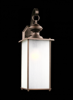 Jamestowne transitional 1-light LED extra large outdoor exterior wall lantern in antique bronze fini (38|84670EN3-71)