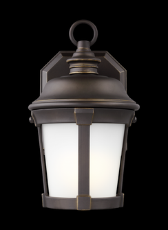 Calder traditional 1-light outdoor exterior small wall lantern sconce in antique bronze finish with (38|8550701-71)