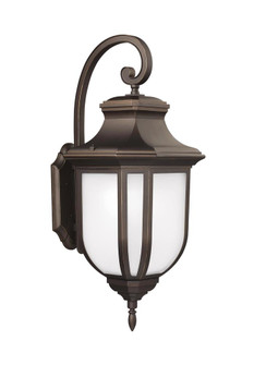 Childress traditional 1-light LED outdoor exterior medium wall lantern sconce in antique bronze fini (38|8636301EN3-71)