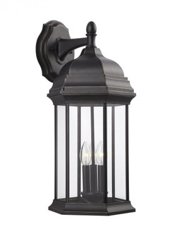 Sevier traditional 3-light LED outdoor exterior extra large downlight outdoor wall lantern sconce in (38|8738703EN-71)