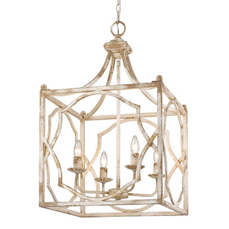 Wry Lighting Laurent 4-light Pendant in Antique Ivory (36|0885-4P AI)