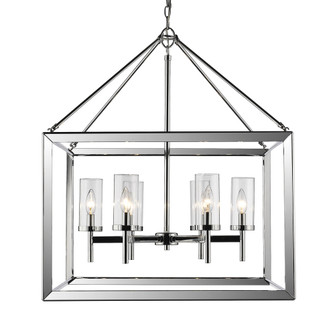 Wry Lighting Smyth 6-light Chandelier in Chrome (36|2074-6 CH-CLR)
