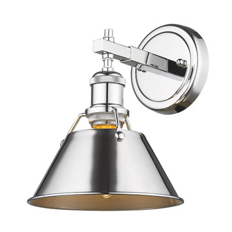 Yep by Golden Lighting Orwell 1-light Vanity in Chrome (36|3306-BA1 CH-CH)