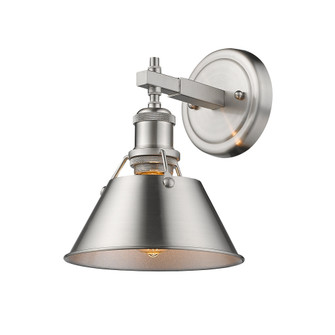 Yep by Golden Lighting Orwell 1-light Vanity in Pewter (36|3306-BA1 PW-PW)