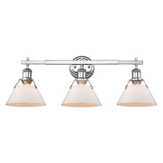 Yep by Golden Lighting Orwell 3-light Vanity in Chrome and Opal Glass (36|3306-BA3 CH-OP)